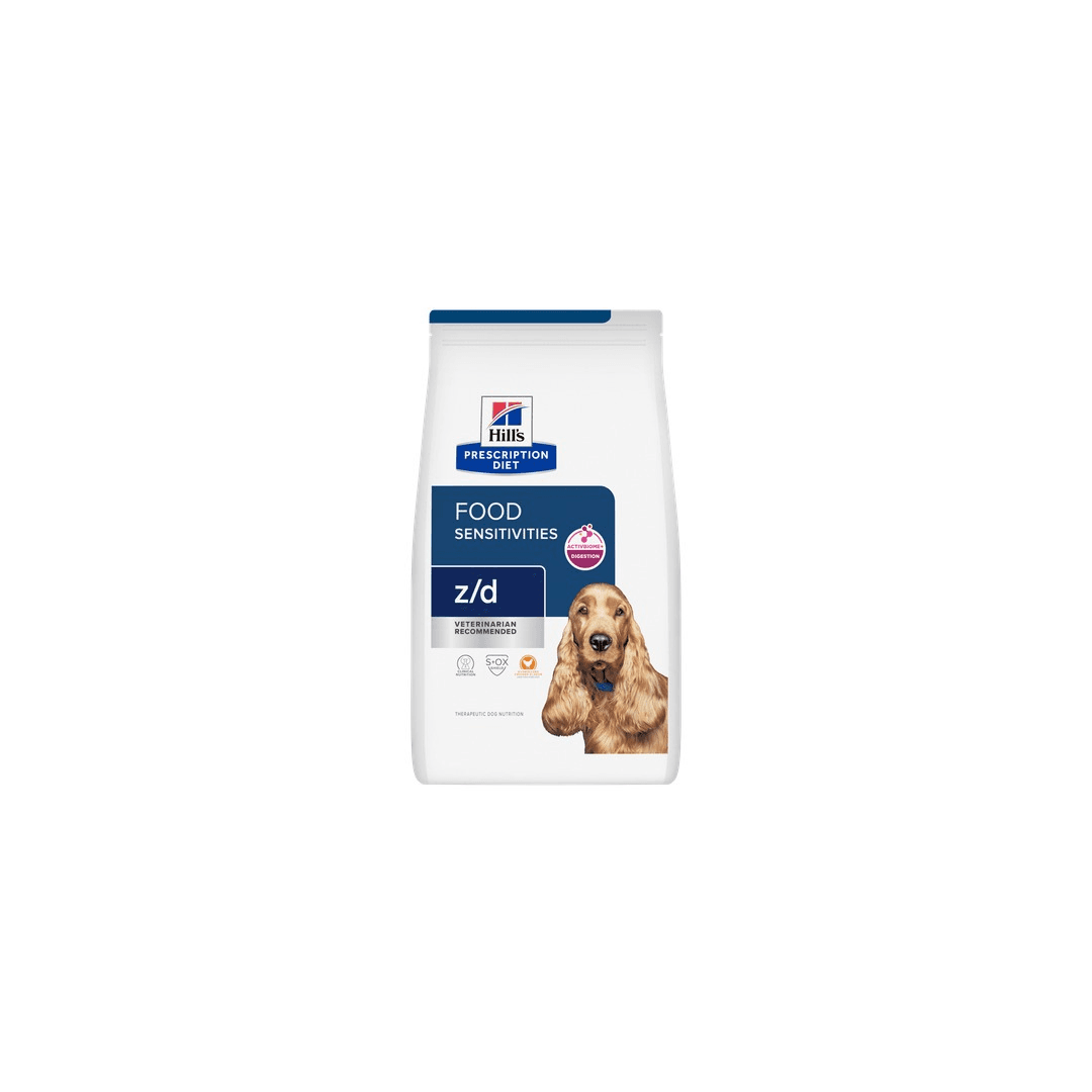 Hill's Prescription Diet z/d – Alimento para Perros – Sensibilidades Alimentarias – 3.63 KG