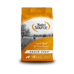 NutriSource Grain Free Lamb Meal & Peas – Alimento para Perros – 26L