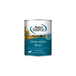NutriSource Chicken & Rice – Alimento Húmedo para Perros
